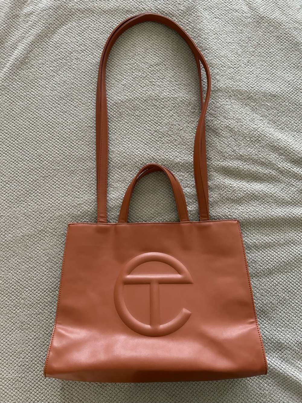 Medium Tan Telfar Shopping Bag